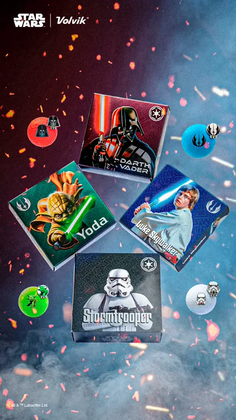 Volvik static ad: Star Wars golf ball collection
